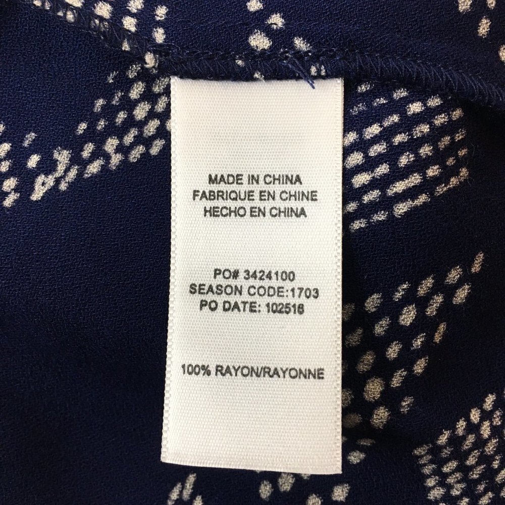 Splendid Navy & White Halter Dress Size X-Small - Picture 9 of 10